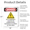 Signmission No Flammable Liquids Danger Sign, Aluminum, 18in W x 24in L, 2PK OS-2PACK-DS-A-1824-V-1466 - alternate 2